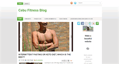 Desktop Screenshot of cebufitnessblog.com